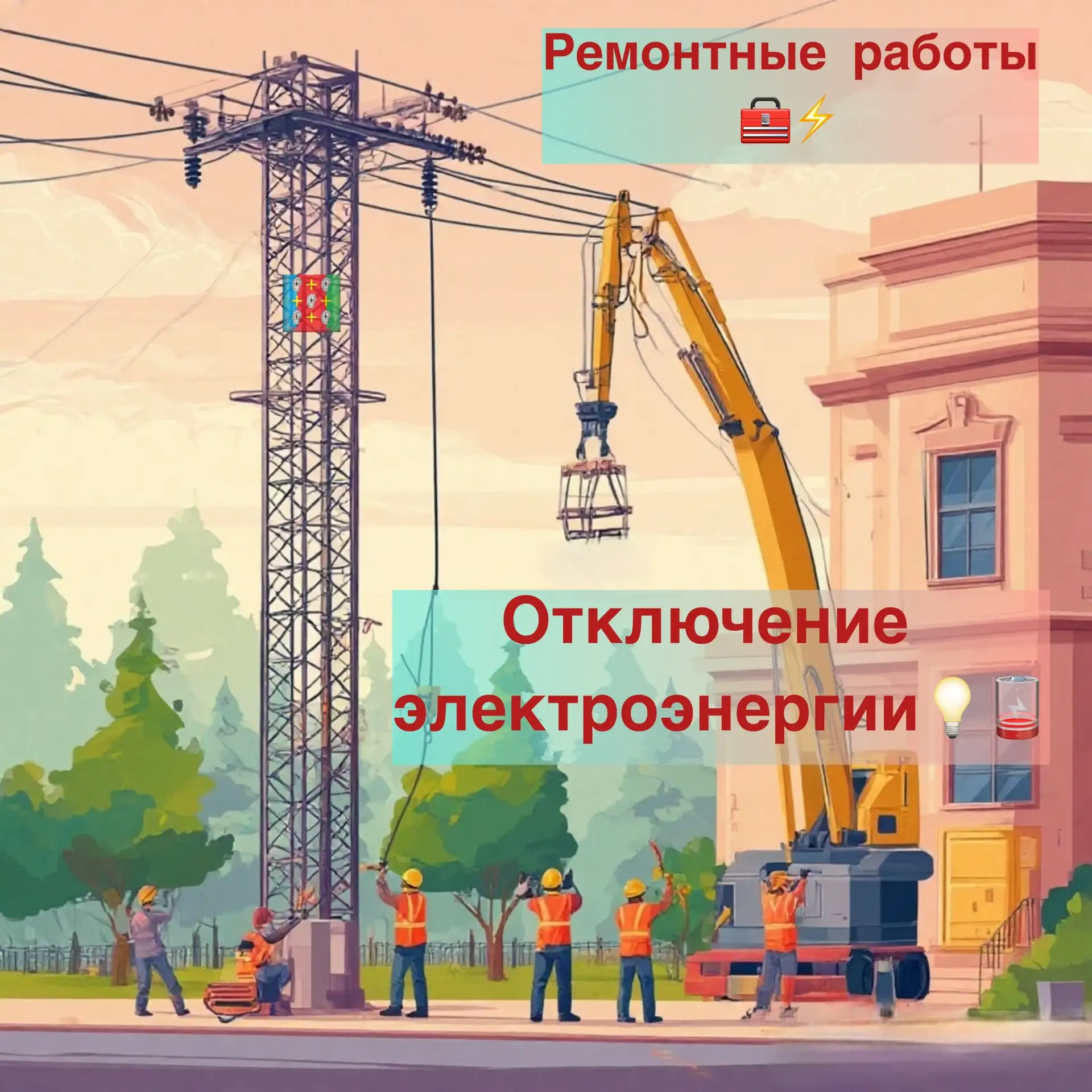 💡27 августа с 9:00 до 16:00 будет отключение электроэнергии по следующим адресам: