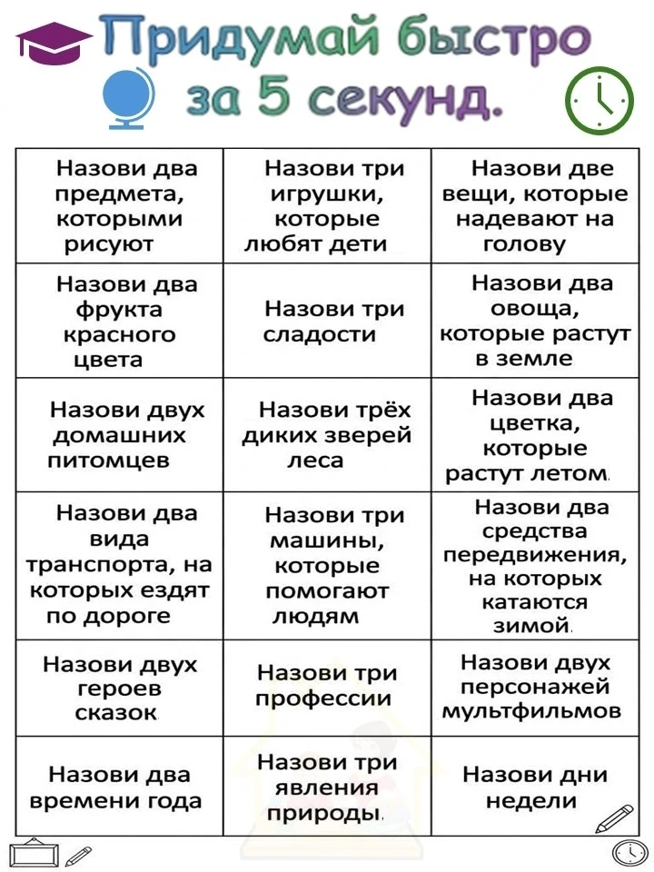 🎲 Игра «5 секунд»