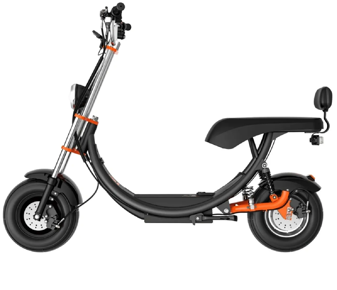 Kugoo Kirin C2 Pro: Электроскутер для двоих с мотором 1000 Вт — разгон до 50 км/ч и запас хода 50 км