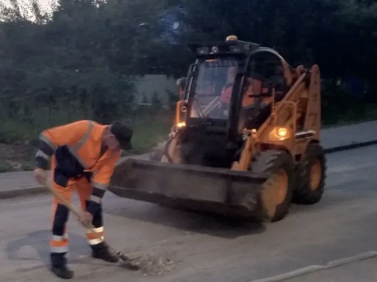 ✅ В Заводском районе продолжаются работы по благоустройству