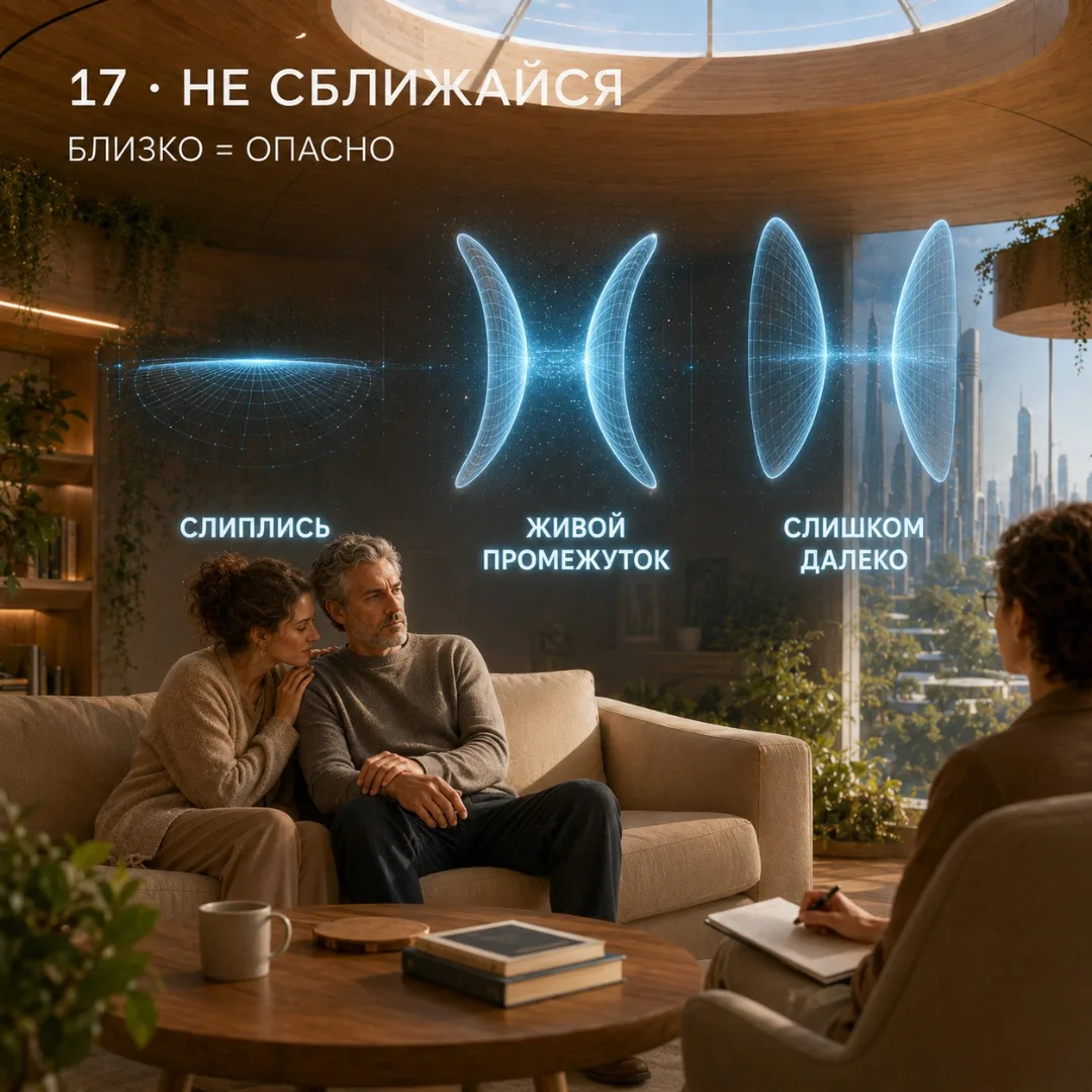 «Не сближайся» ставят не словами. Ставят тем, как вас держали на руках.