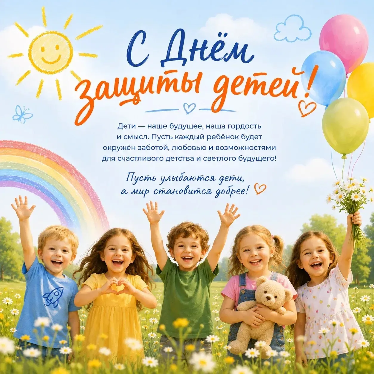 С Международным днём защиты детей! 🎉🎉🎉
