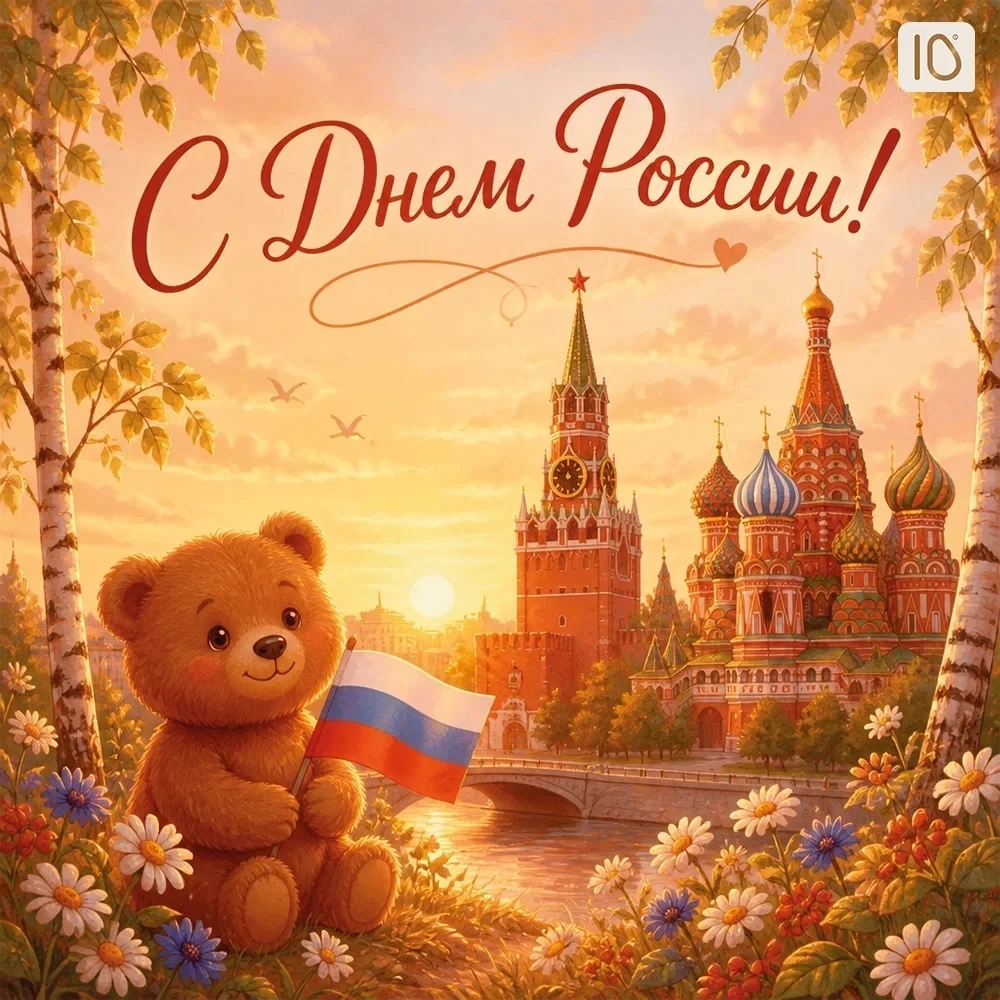 От всего сердца поздравляем с Днём России! 🇷🇺 
 
Это праздник единства, гордости за нашу страну и 