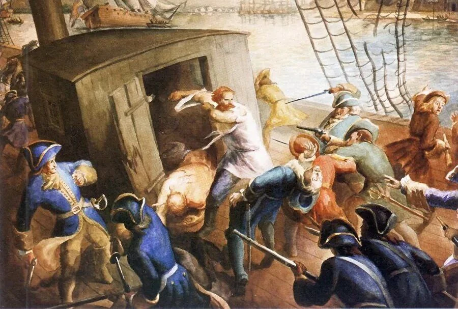 🗓 5 июля 1701 года поморский кормщик Иван Седунов (прозвище - Рябов) спас Архангельск ...