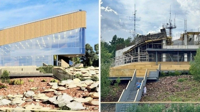 Визит-центр на Николаевской сопке активно строится 🏔️☕

Любоваться Красноярском станет еще комфортн