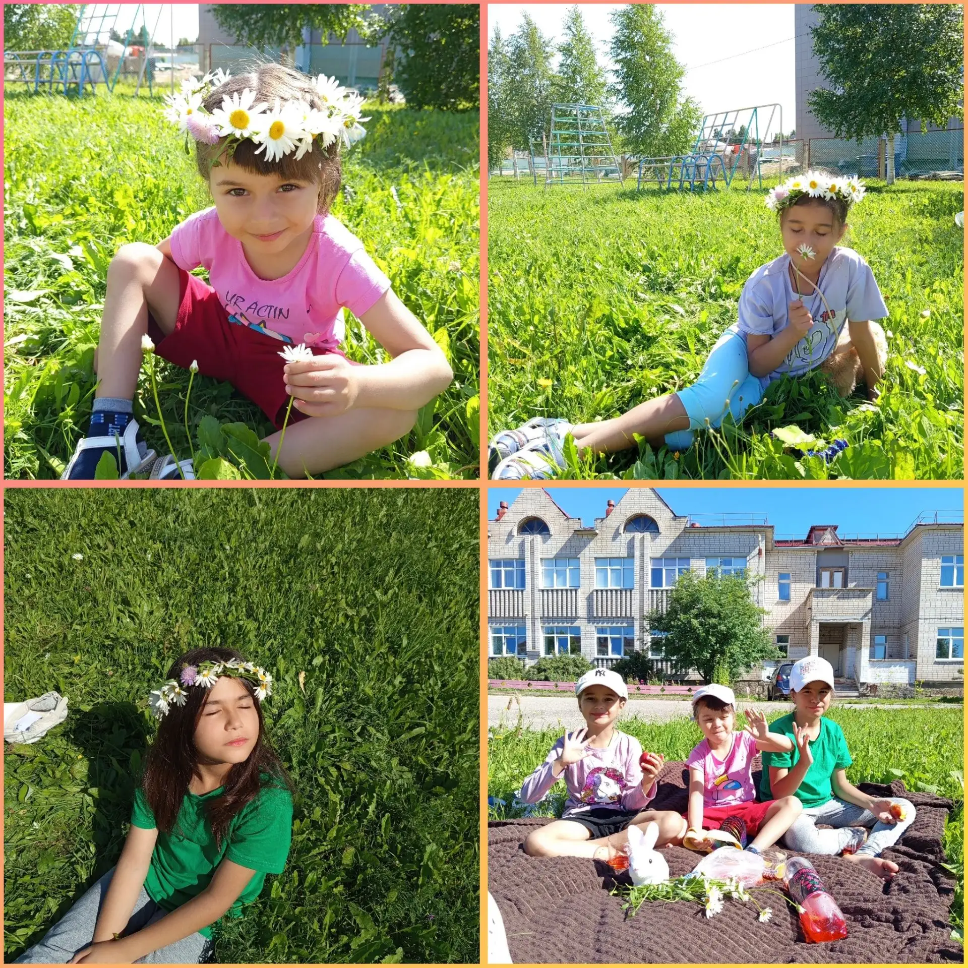Пикник  — лучший план на лето! 🌿 С девчонками устроили фотосессию на лужайке, смеялись, ели вкусняш