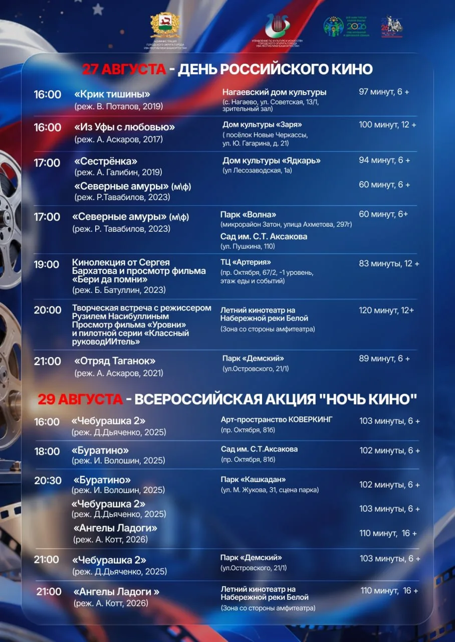 День российского кино и «Ночь кино»
