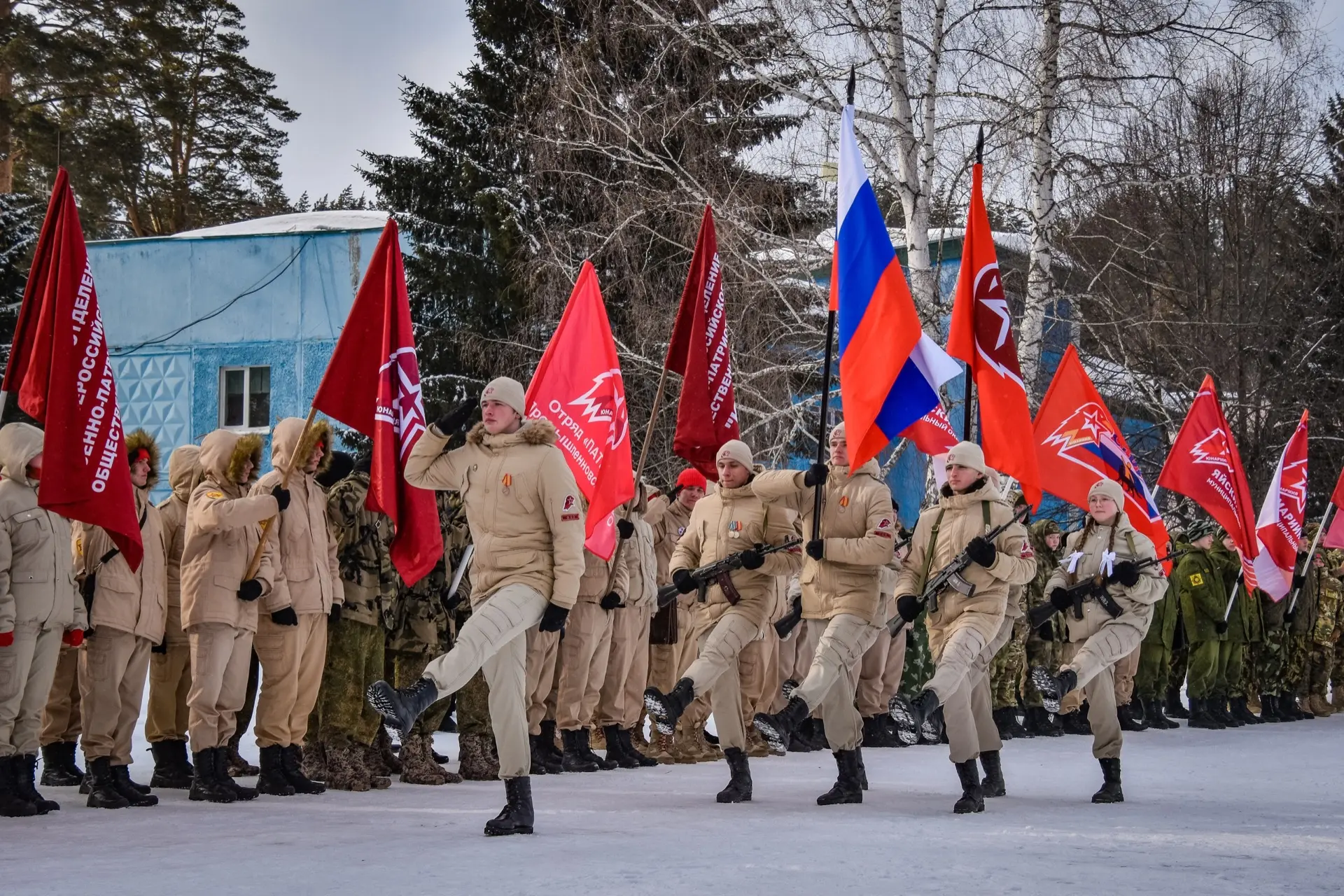 ХVII зимняя военно-спортивная игра юнармейцев Кузбасса «Во славу Отечества» 🇷🇺
