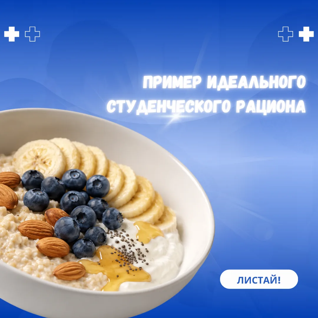 🥗 Пример идеального студенческого рациона