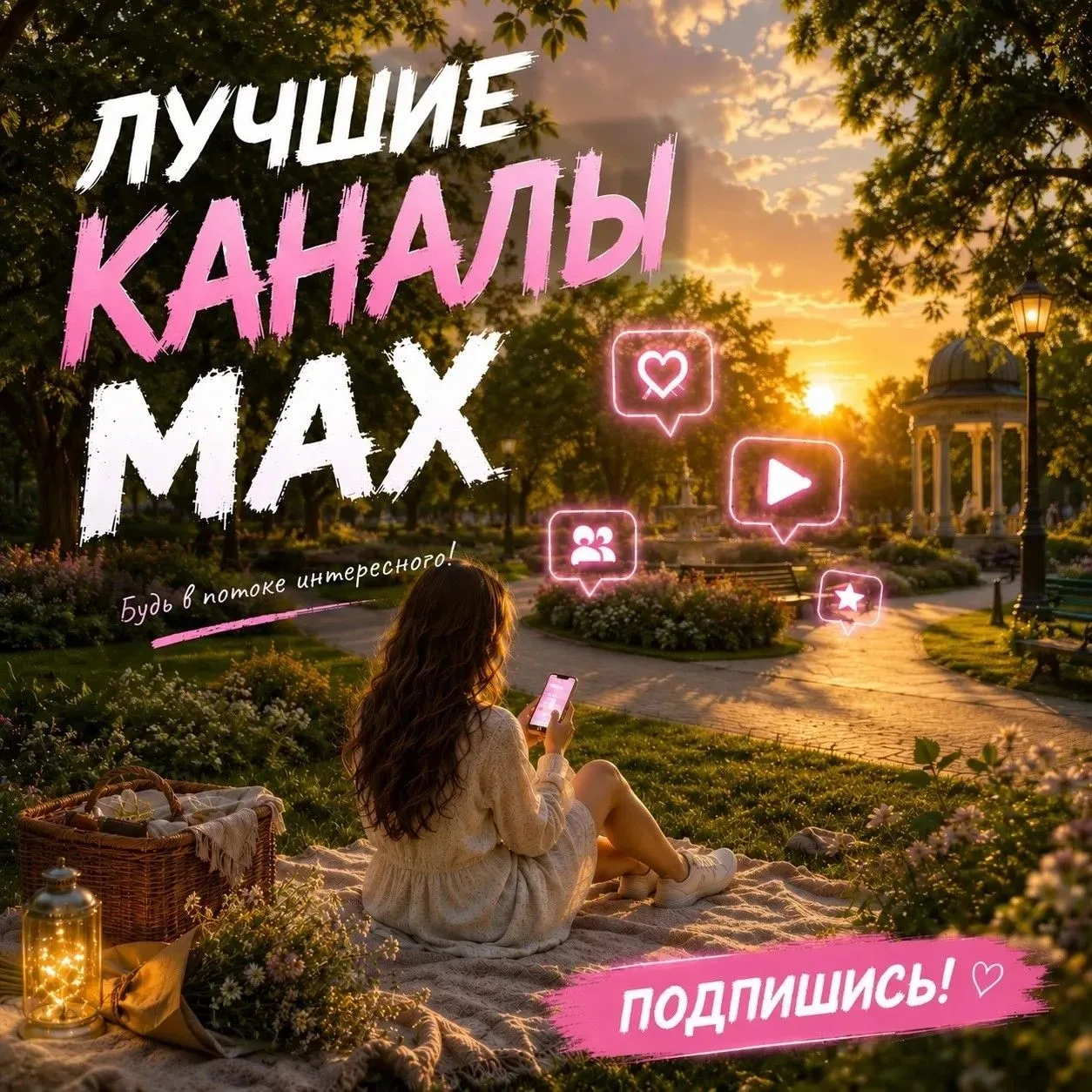 Самые интересные каналы МАХ в одной подборке🥰