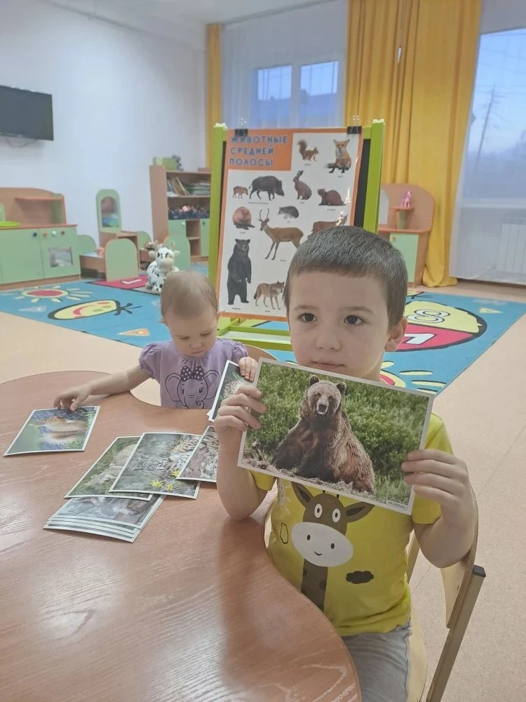 В группе "Солнышко" прошло занятие "Дикие животные" .                Занятие направлено...