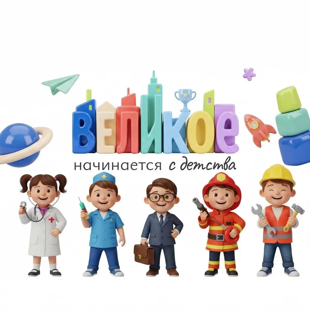 🔸 ДЕТСТВО – ЭТО НАЧАЛО ВЕЛИКОГО!