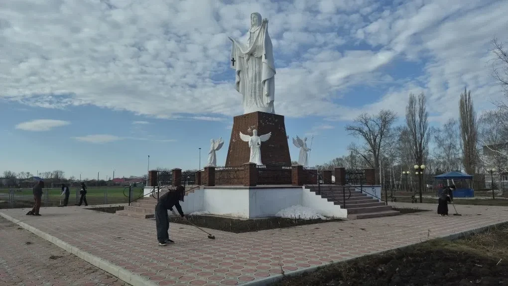 В Хворостянском государственном техникуме прошла Всероссийская акция «Зеленая весна» в ...