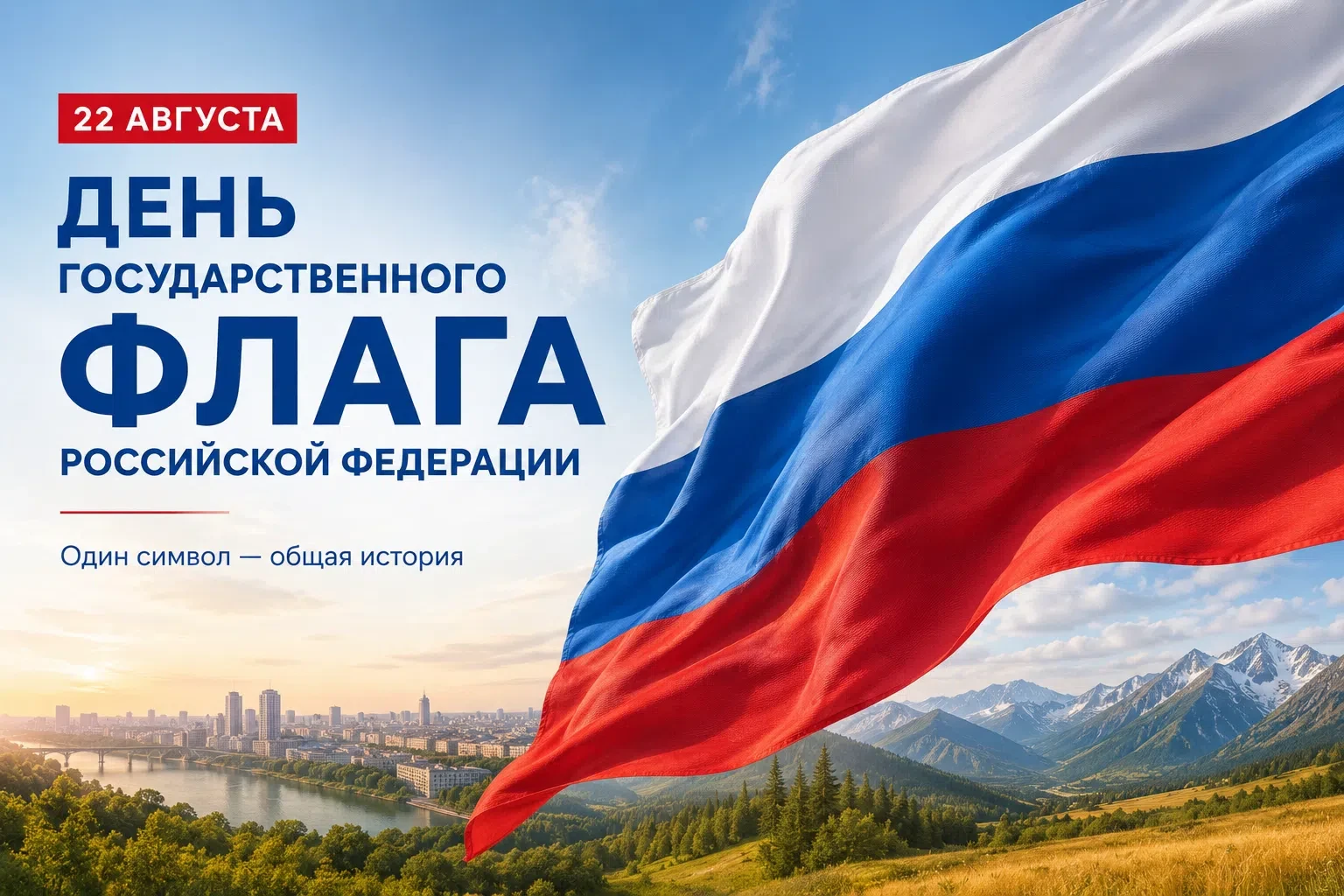 🇷🇺 22 августа — День Государственного флага Российской Федерации