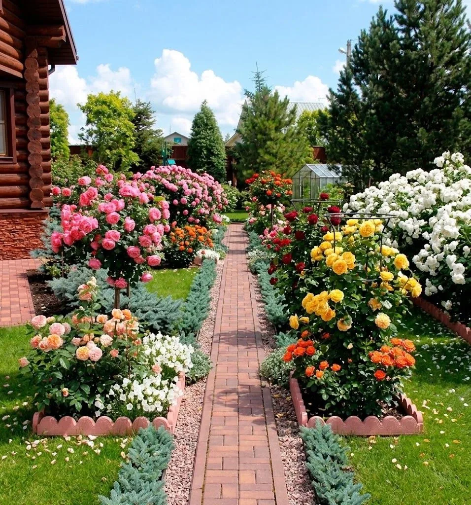 📅 Календарь сытых роз: от весны до осени 🌹

🌱 Этап 1. Весна (после обрезки) — Время азота
Что дат