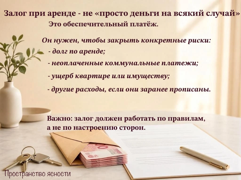 Сохраните, если снимаете или сдаёте квартиру.