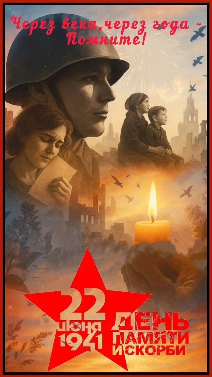 22 июня – одна из самых печальных дат в истории Отечества. Ранним утром 1941 года мирна...