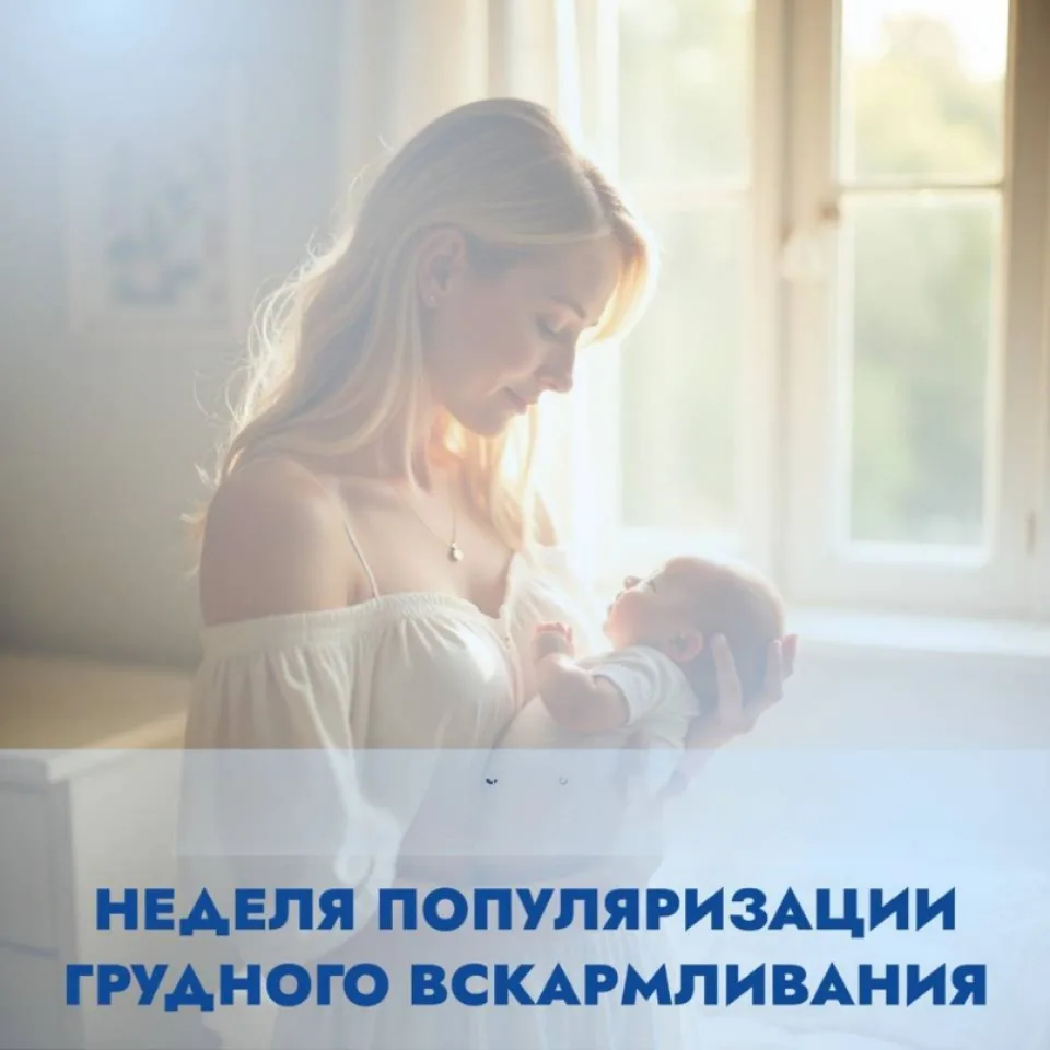 🤱Неделя популяризации грудного вскармливания.