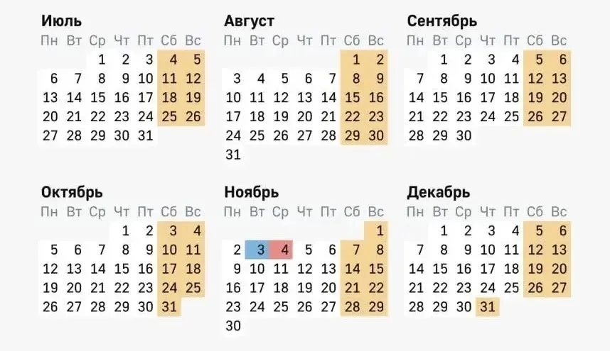 Россиянам осталось всего 72 рабочих дня до Нового года 🎉