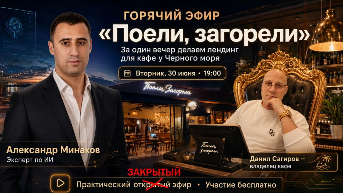 ГОРЯЧИЙ ЭФИР ОТ АЛЕКСАНДРА МИНАКОВА