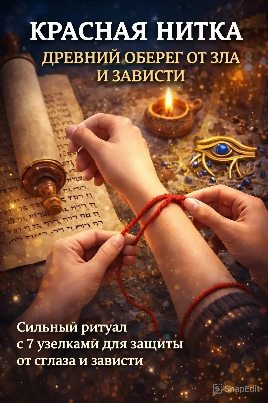 🧶 КРАСНАЯ НИТКА — ДРЕВНИЙ ОБЕРЕГ ОТ ЗЛА И ЗАВИСТИ