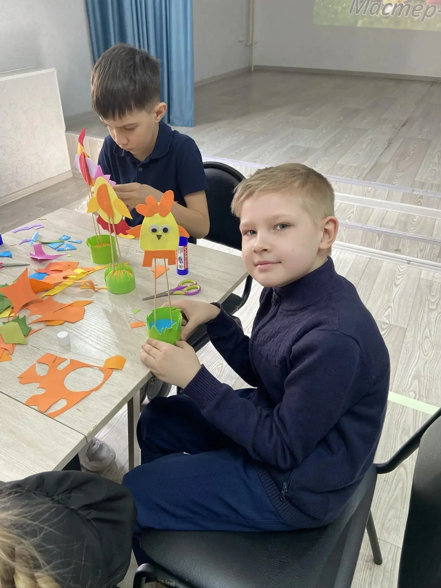 🐣 Пасхальная птица счастья    Ребята из 2Г, 2Б и 2В классов приняли участие в творческом мастер-клас