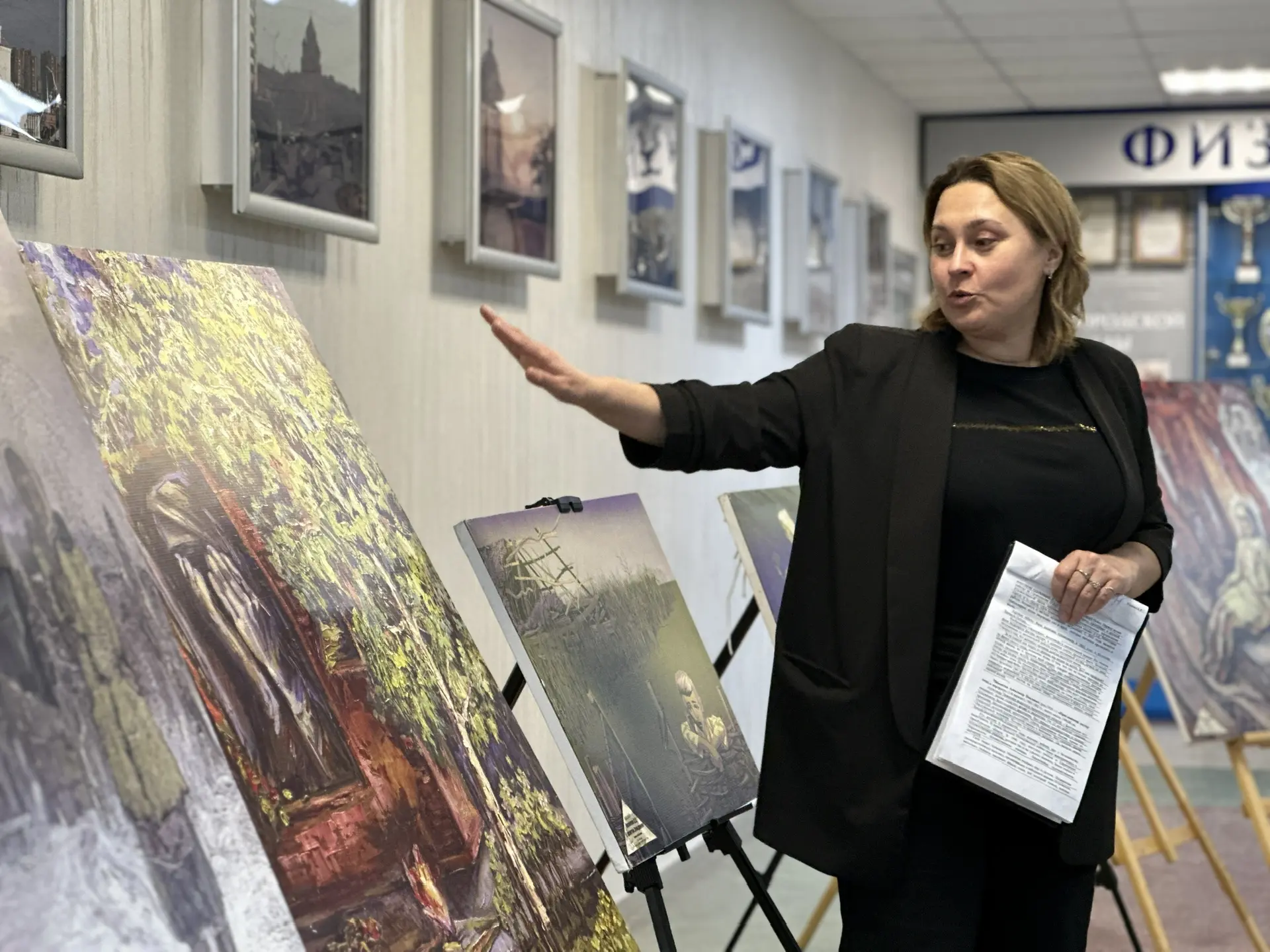 🖌️Сегодня у нас начала работу привезённая выставка «Родина Победы» из фондовой коллекц...