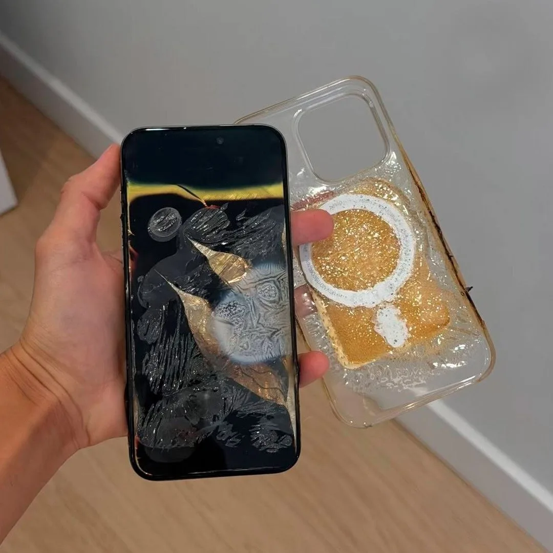 iPhone москвички взорвался из-за переполненной памяти.