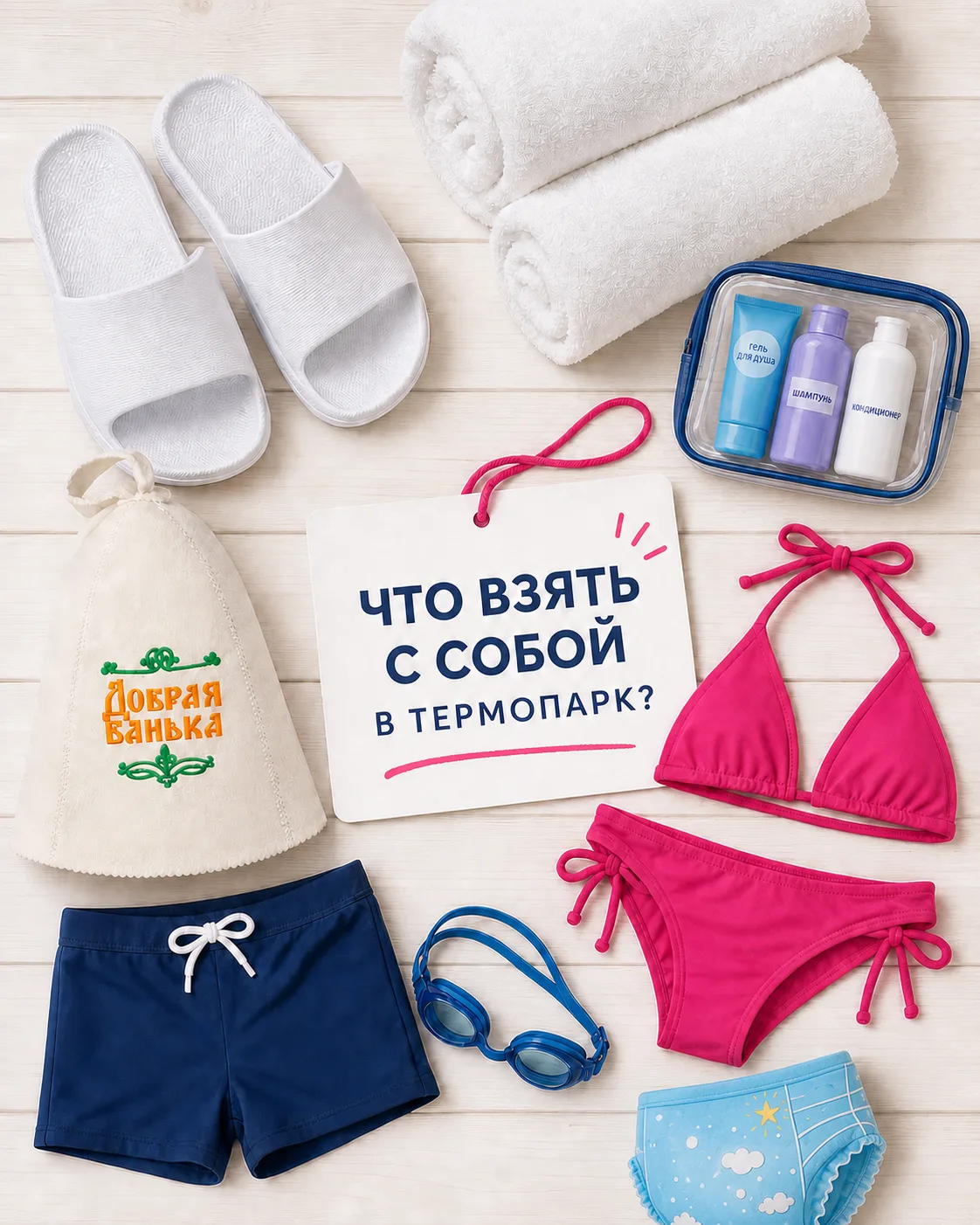 ЧТО ВЗЯТЬ С СОБОЙ В ТЕРМОПАРК?