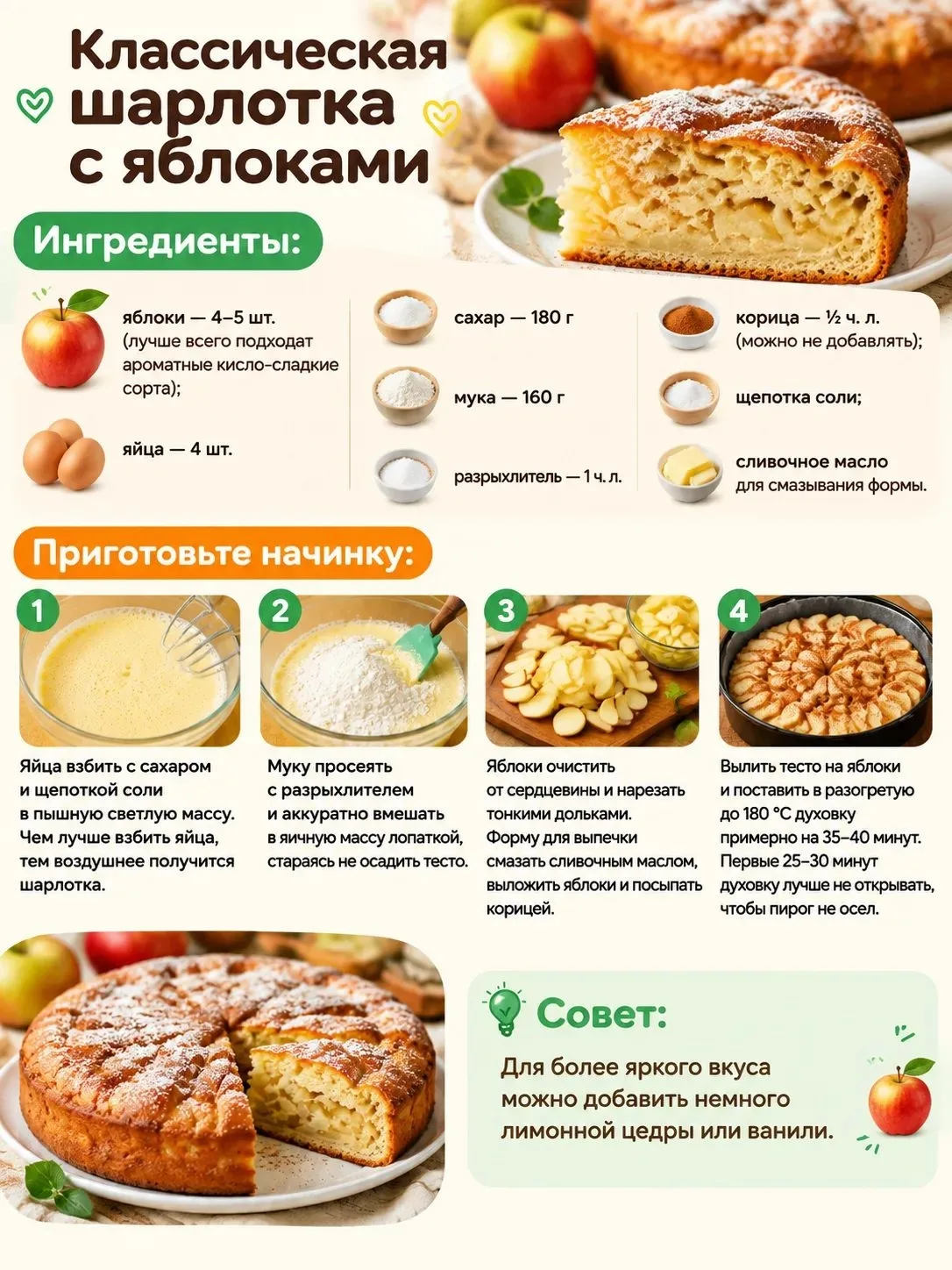 🍁 А вы чувствуете этот уютный аромат яблок и корицы? 😍