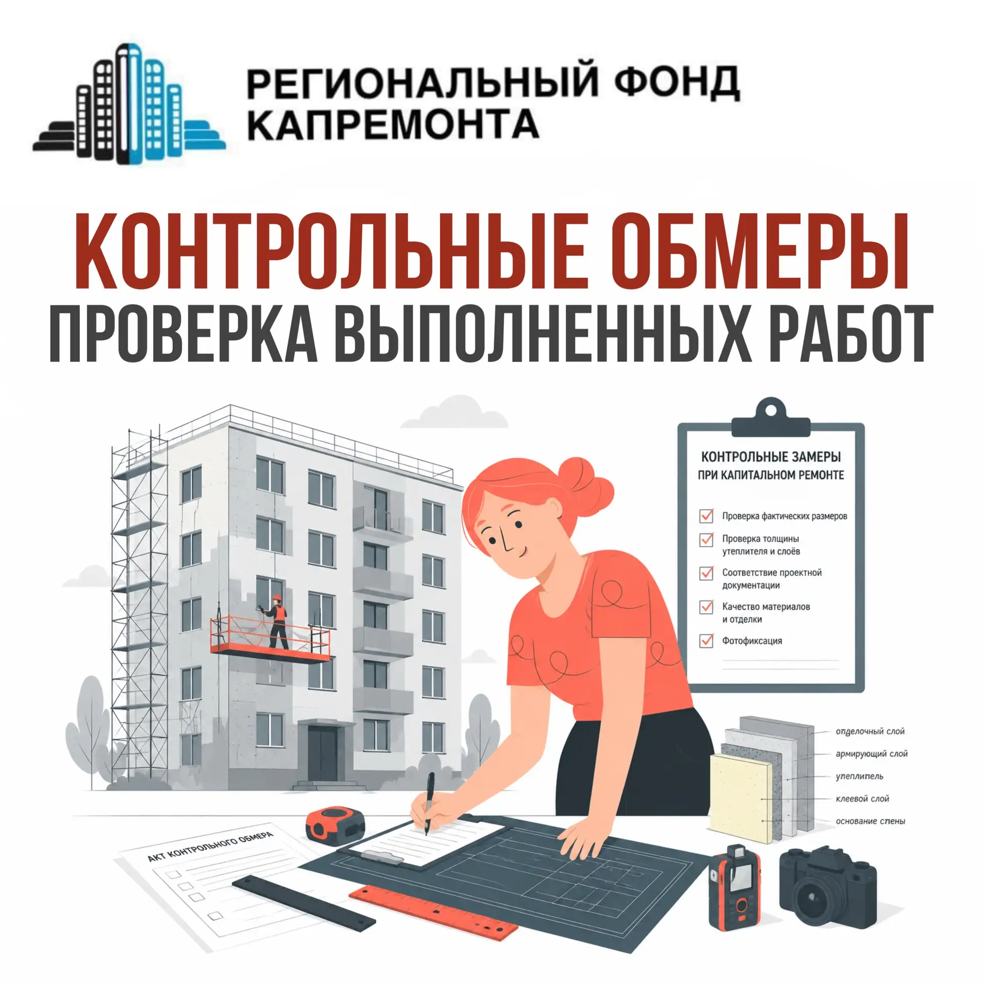 📝 Контрольный обмер в строительстве: как проверяют реальные объемы и стоимость работ