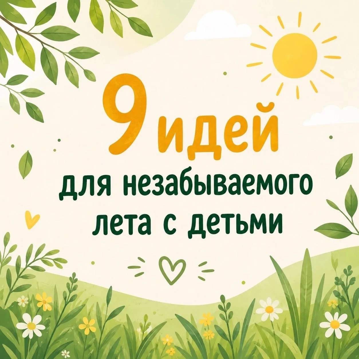 ☀️ Лето — это время, когда можно немного замедлиться, отвлечься от повседневных забот и провести бол