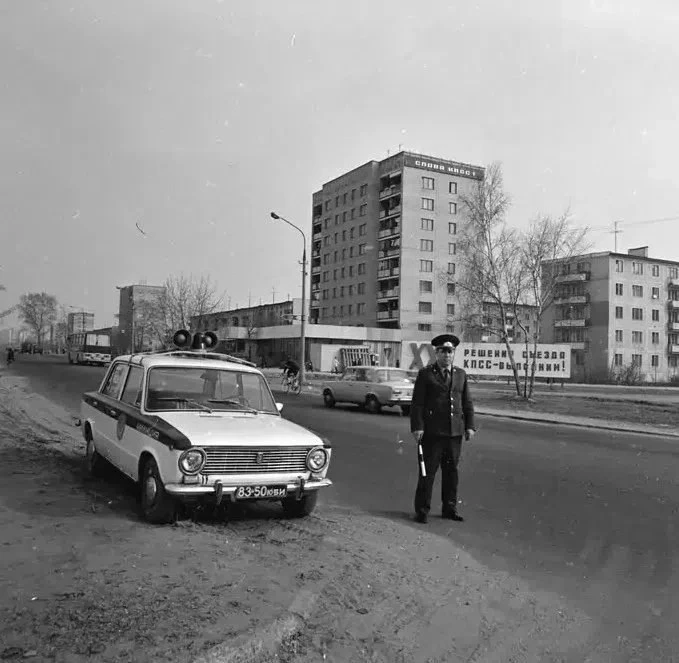 🚔 Милиционер на посту: Жуковский, 1976 год