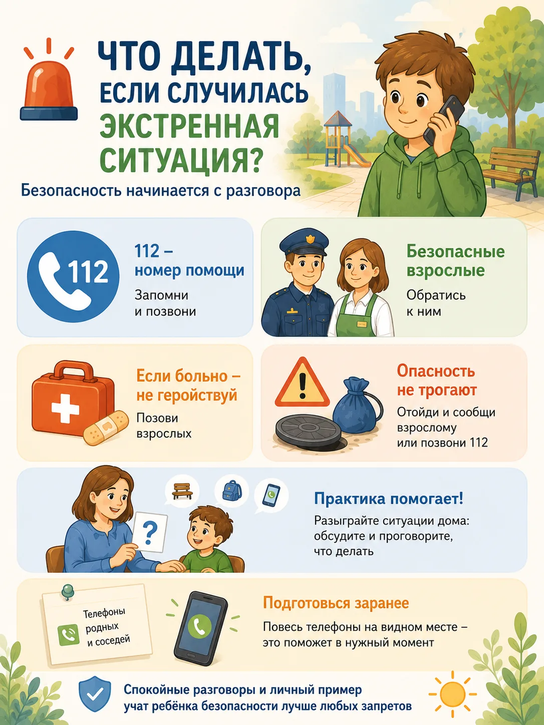 Что делать, если случилась экстренная ситуация? 🚨