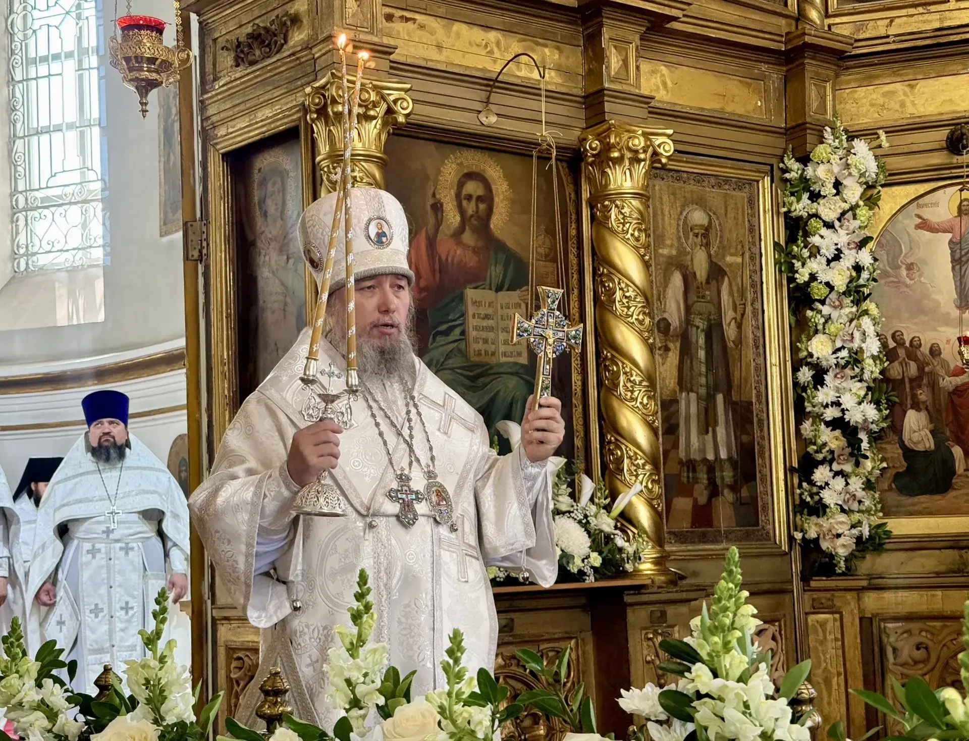 В храме Вознесения Господня в станице Пластуновской отметили престольный праздник  21 мая исполнилос