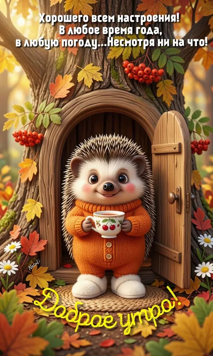 С началом новой, насыщенной на события недели, дорогие друзья!🍁