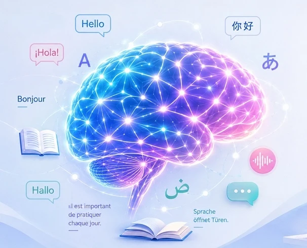 ‼️Любопытные факты о том, как изучение языков влияет на наш мозг и когнитивные способности