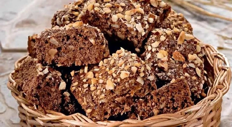 🍫 Шоколадное печенье с курагой и орехами