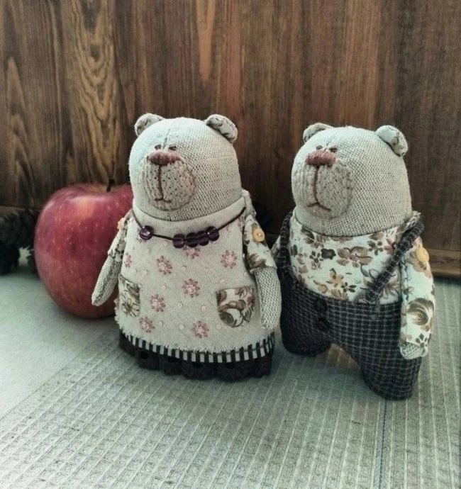 Выкройка мишки