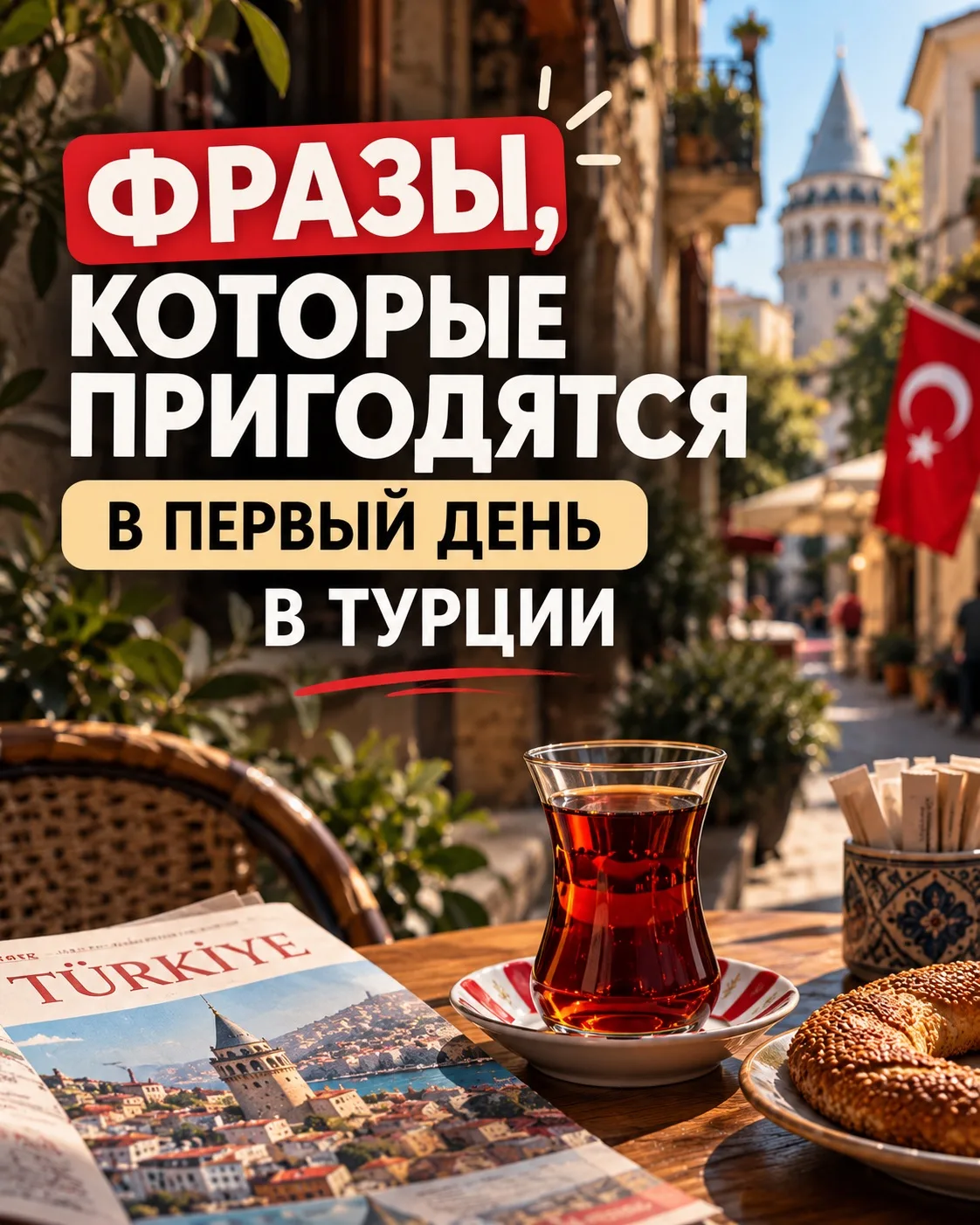 🇹🇷 Фразы на турецком, которые пригодятся уже в первый день