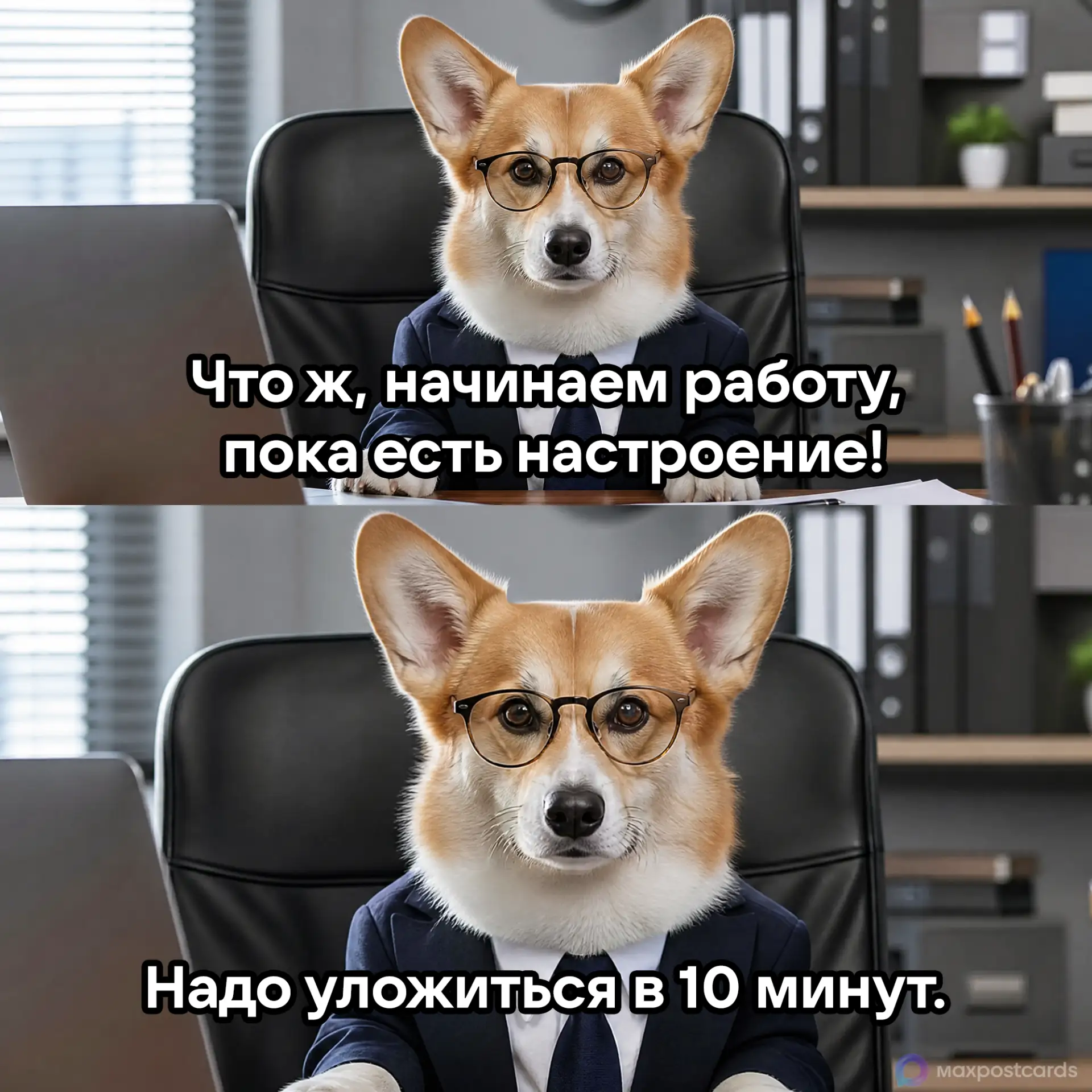 Держи порцию мотивации 😎

👉 Открытки в MAX – подписывайтесь