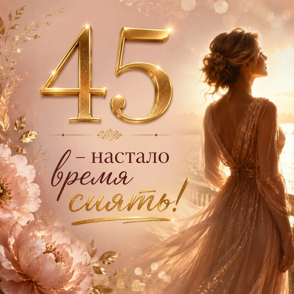 Сценарий юбилея 45 лет женщине “45 – настало время сиять!”
Ведущий: Говорят, жизнь женщины – это зах