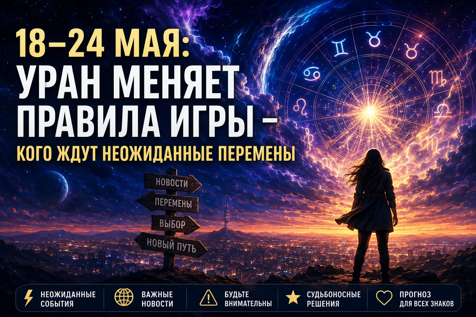 ⚡️18-24 МАЯ: УРАН МЕНЯЕТ ПРАВИЛА ИГРЫ