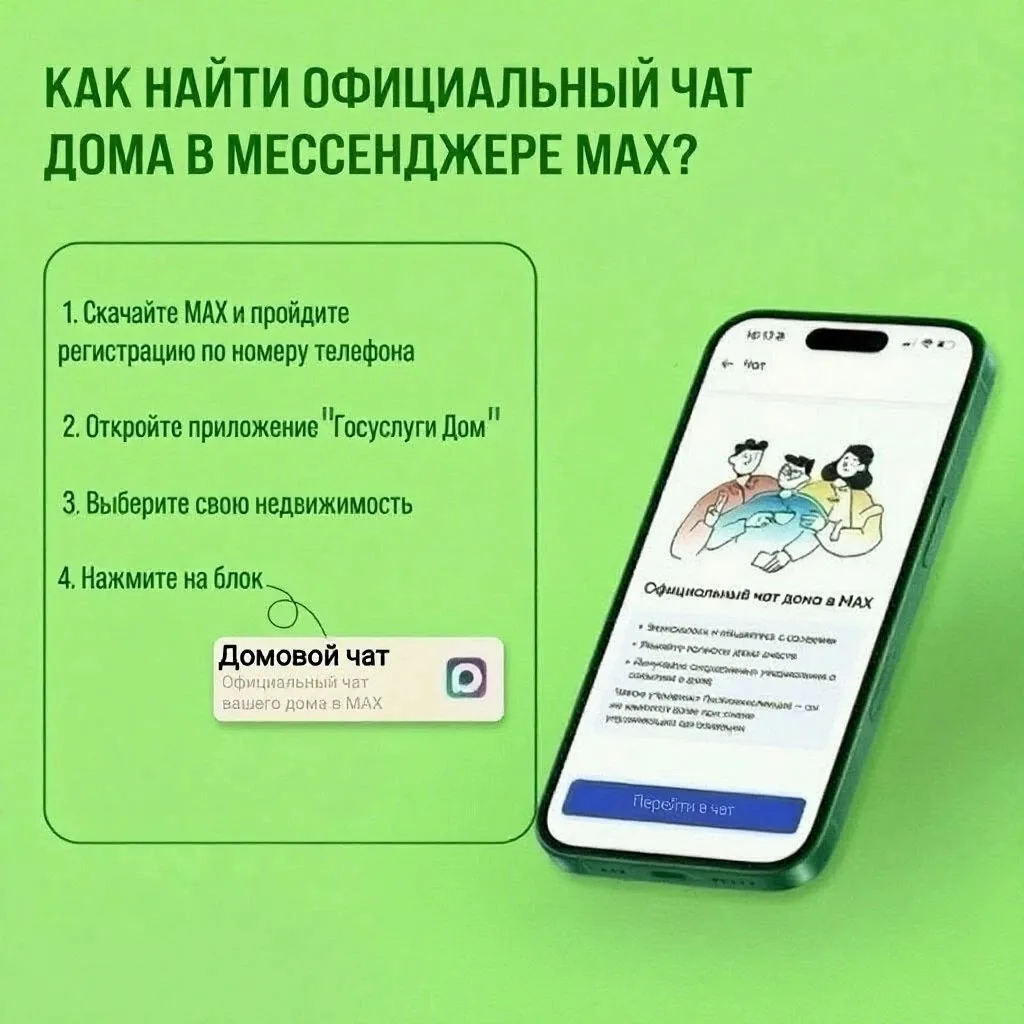 🏠 Присоединяйтесь к чату вашего дома в МАКС