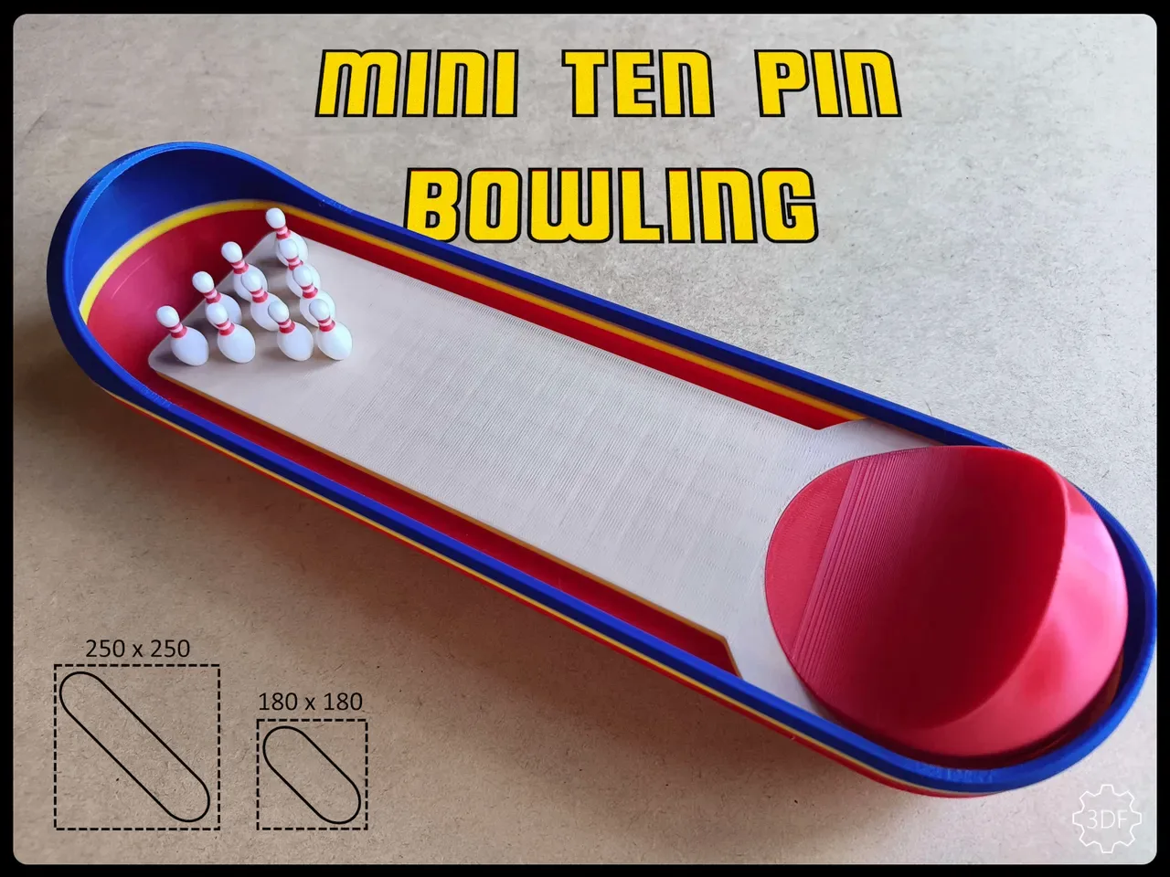 Mini Ten Pin Bowling — мини-боулинг на 10 кеглей 🎳Компактная настольная версия боулинга, которую мо