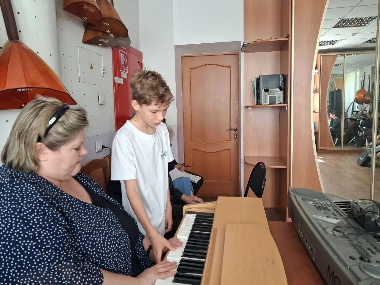 🎶В  школе успешно прошли вступительные испытания для  желающих обучаться по дополнительным предпроф