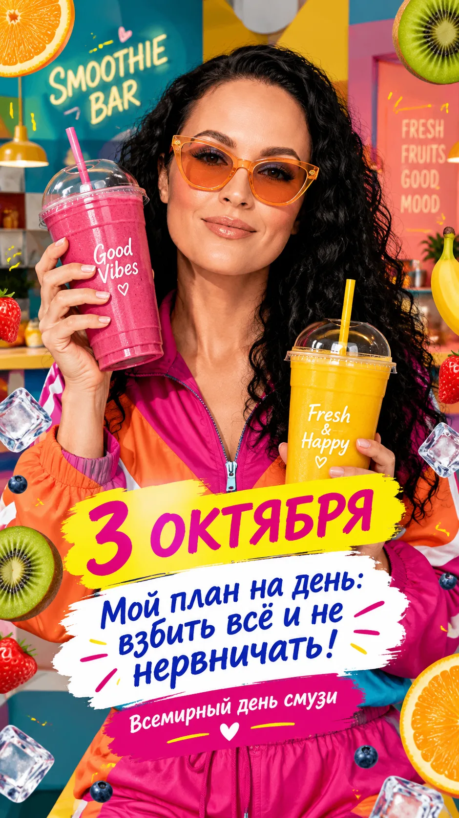 Ребята, ну посмотрите, какие завтра необычные праздники 😄🍁🥤