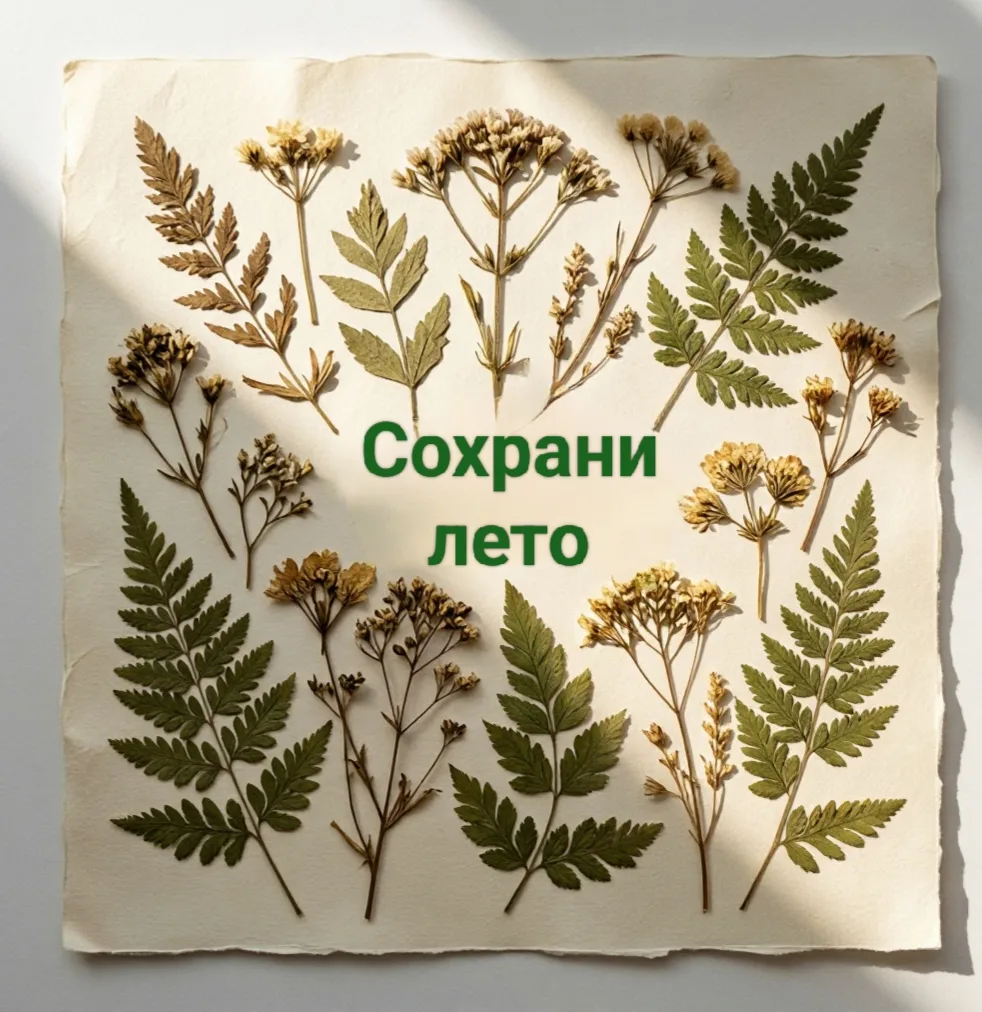 🌞Лето — идеальное время, чтобы поймать кусочек природы и сохранить его! 
🍂Собери гербарий — держи 