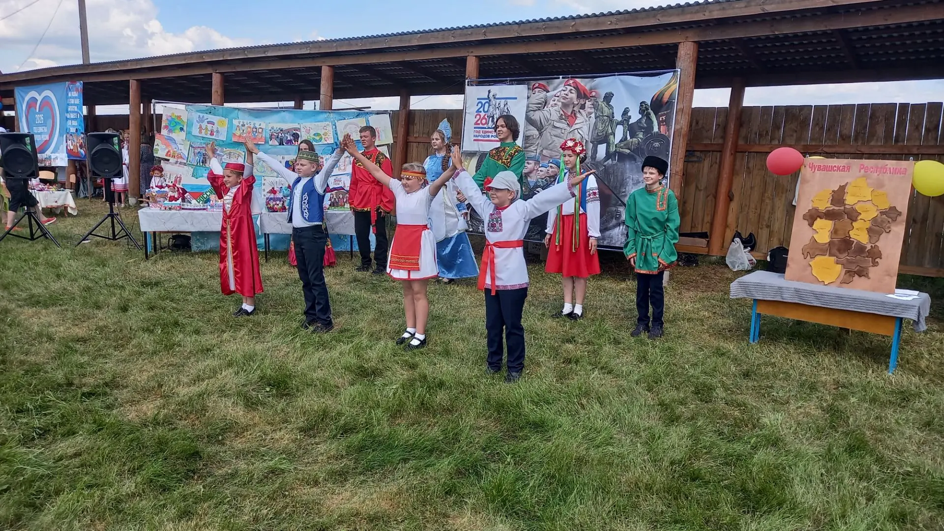 💥В Этнокультурном парке села Старые Айбеси прошел Акатуй. Школы округа представили творческие площа