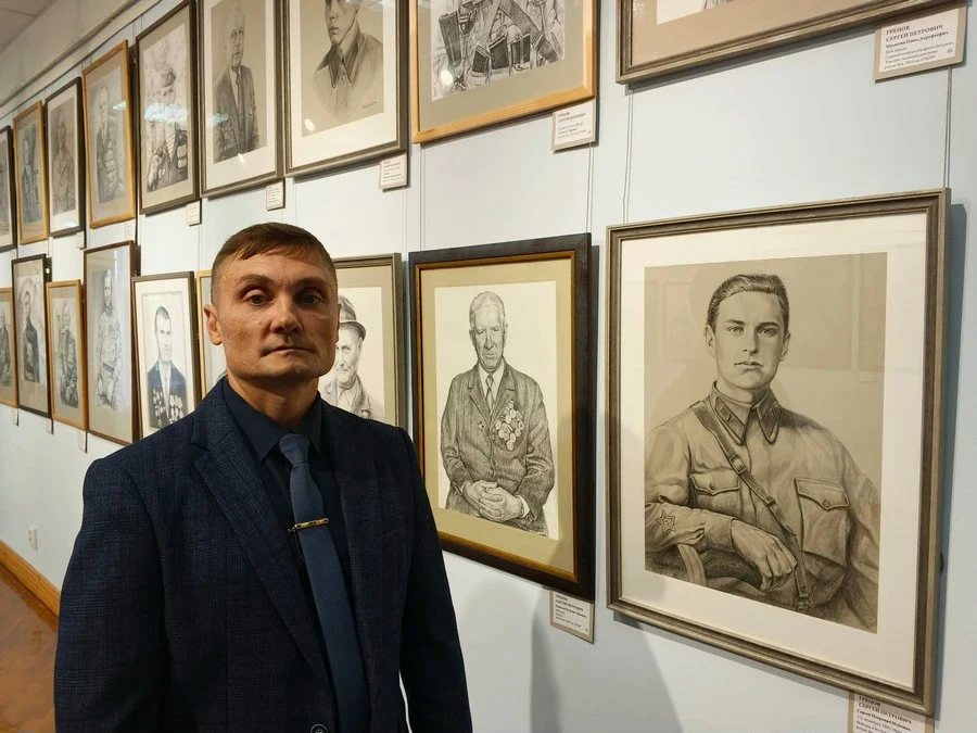Орловский художник Сергей Грецов отметил юбилей выставкой в краеведческом музее